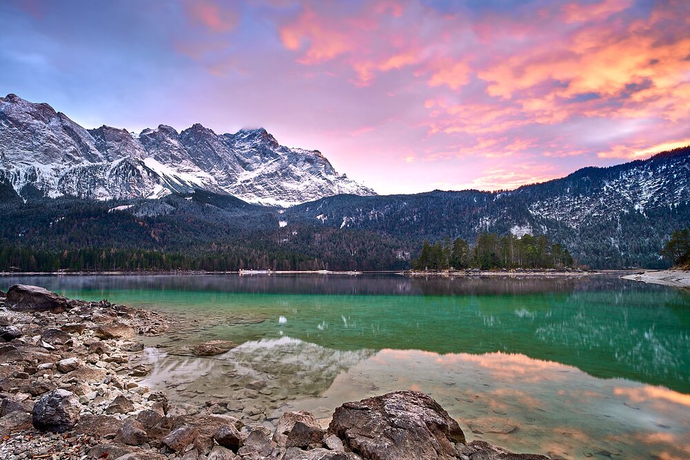 Zugspitze und Eibsee